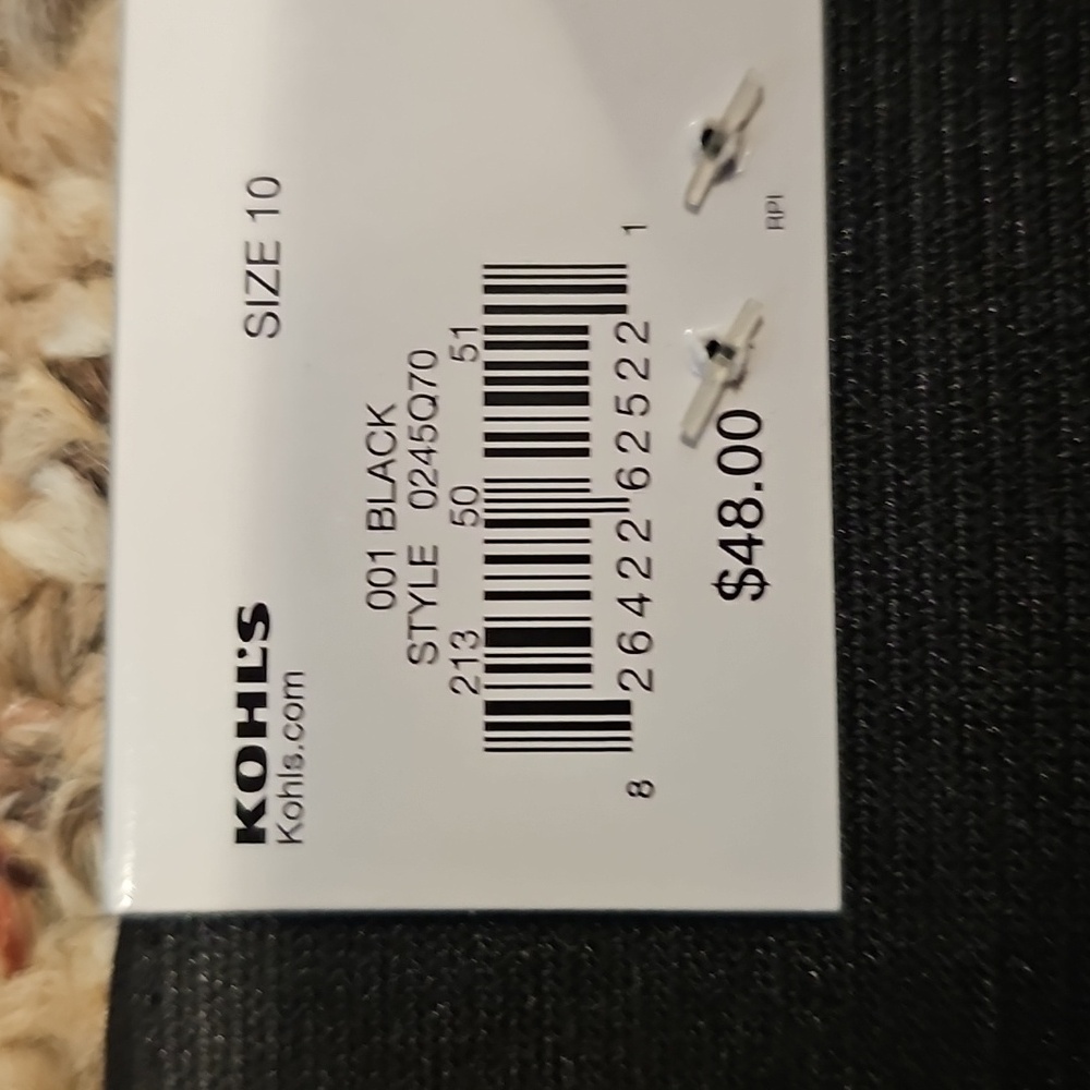 New Nine West Side Zip Skinny High Rise Black pants...size 10...FREE SHIPPING - Picture 3 of 9